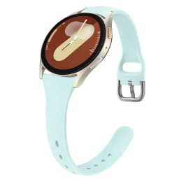 20mm Thin Silicone Band For Samsung Galaxy Watch 7 6 5 4 40mm 44mm/Watch 4 6 Classic/Active 2/5Pro 45mm/Watch 3 41mm Strap