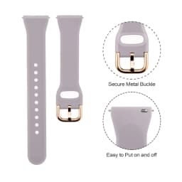 20mm Thin Silicone Band For Samsung Galaxy Watch 7 6 5 4 40mm 44mm/Watch 4 6 Classic/Active 2/5Pro 45mm/Watch 3 41mm Strap