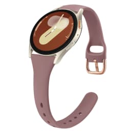 20mm Thin Silicone Band For Samsung Galaxy Watch 7 6 5 4 40mm 44mm/Watch 4 6 Classic/Active 2/5Pro 45mm/Watch 3 41mm Strap