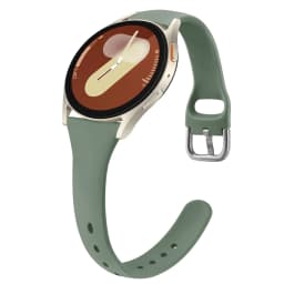20mm Thin Silicone Band For Samsung Galaxy Watch 7 6 5 4 40mm 44mm/Watch 4 6 Classic/Active 2/5Pro 45mm/Watch 3 41mm Strap