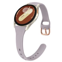 20mm Thin Silicone Band For Samsung Galaxy Watch 7 6 5 4 40mm 44mm/Watch 4 6 Classic/Active 2/5Pro 45mm/Watch 3 41mm Strap