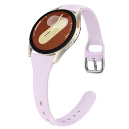 20mm Thin Silicone Band For Samsung Galaxy Watch 7 6 5 4 40mm 44mm/Watch 4 6 Classic/Active 2/5Pro 45mm/Watch 3 41mm Strap