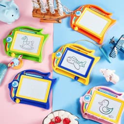 Children's colored magnetic small drawing board for early education, graffiti drawing, writing board, puzzle toy