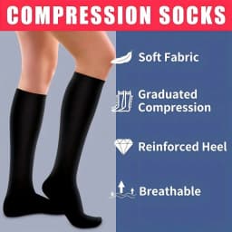 1 PAIR 26 Styles Candy Color Compression Stocking Blood Circulation Promotion Slimming Socks Anti-Fatigue Comfortable Socks