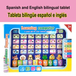 Learning Machine Tablet Interactive Play Pad Kids Language Learning Toy Laptop Pad Learning Educational Toys for Children Gift