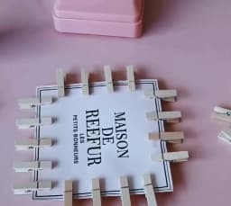 50pcs DIY Mini Wooden Clips Handmade Craft Decorative Photo Clips Clothespin Craft Decoration Pegs Home Office DIY Toy
