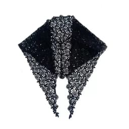 Lace Knitted Crochet Hollow Fake Collar Women Small Shawl Decorative Fake Collar Women Clothes Accessories Detachable Collar