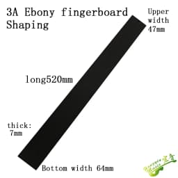 3A A B African Ebony Guitar Ebony Fingerboard Wool Board Ballad Classical Electric Guitar Wood Material Accessories