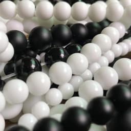 Wholesale Glass Stone Black White Matte Dull Polish Onyx Agates Round Beads For Jewelry Making DIY Bracelet Charms 4-12mm 15”