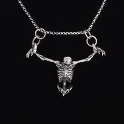 Punk Gold Color Ahura Mazda Fire of Light and Truth Zoroastrianism Amulet Necklaces for Men