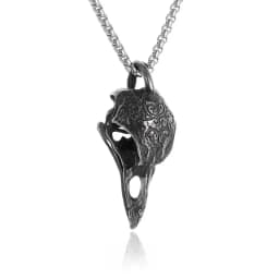 Punk Gold Color Ahura Mazda Fire of Light and Truth Zoroastrianism Amulet Necklaces for Men