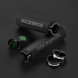 ROCKBROS Cycling Grips Bicycle Grips MTB Silicone Sponge Handlebar Grips Bike Grips Mountain Bike Bicycle Handlebars Ultraight