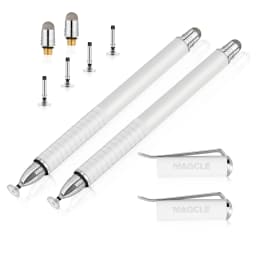 Universal Fiber Stylus 2 in 1 Disc Stylus Pen Mesh Fiber Tip Series Precision Touch Screen Pens for All Capacitive Touch Screens