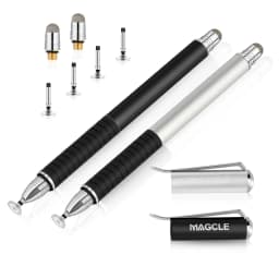 Universal Fiber Stylus 2 in 1 Disc Stylus Pen Mesh Fiber Tip Series Precision Touch Screen Pens for All Capacitive Touch Screens
