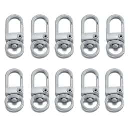 10Pcs Alloy Snap Lobster Clasp Hooks Keychain Findings for DIY Key Chain Necklace Bracelet Accessories Supplies Wholesale