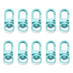 10Pcs Alloy Snap Lobster Clasp Hooks Keychain Findings for DIY Key Chain Necklace Bracelet Accessories Supplies Wholesale