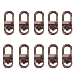 10Pcs Alloy Snap Lobster Clasp Hooks Keychain Findings for DIY Key Chain Necklace Bracelet Accessories Supplies Wholesale