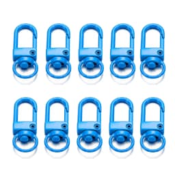 10Pcs Alloy Snap Lobster Clasp Hooks Keychain Findings for DIY Key Chain Necklace Bracelet Accessories Supplies Wholesale