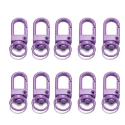 10Pcs Alloy Snap Lobster Clasp Hooks Keychain Findings for DIY Key Chain Necklace Bracelet Accessories Supplies Wholesale