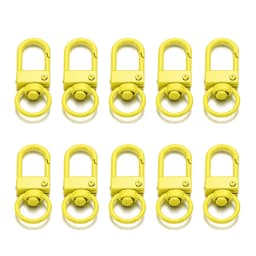 10Pcs Alloy Snap Lobster Clasp Hooks Keychain Findings for DIY Key Chain Necklace Bracelet Accessories Supplies Wholesale