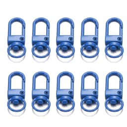 10Pcs Alloy Snap Lobster Clasp Hooks Keychain Findings for DIY Key Chain Necklace Bracelet Accessories Supplies Wholesale