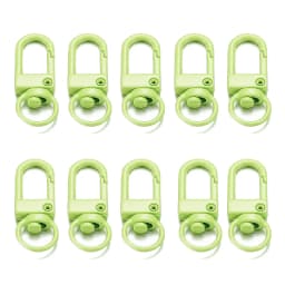 10Pcs Alloy Snap Lobster Clasp Hooks Keychain Findings for DIY Key Chain Necklace Bracelet Accessories Supplies Wholesale