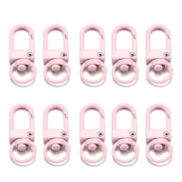 10Pcs Alloy Snap Lobster Clasp Hooks Keychain Findings for DIY Key Chain Necklace Bracelet Accessories Supplies Wholesale