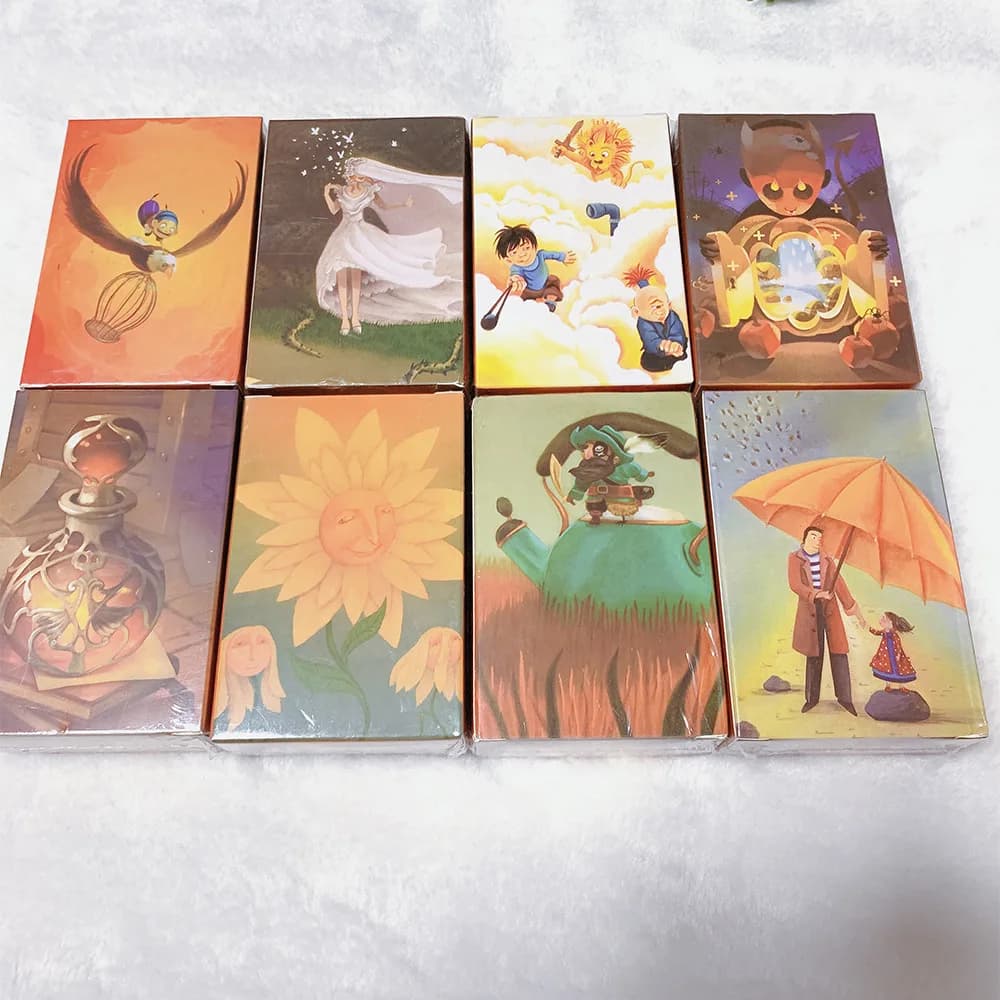 Dropshipping 84 Playing Cards Mini Tell Story Cards Board Game High Quality Education Game For Kids Family Party Table Game
