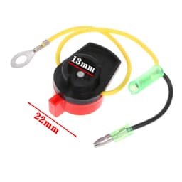 2 / 3 Wire Metal Switch Engine Power Stop on Off Kill Switch Control for Honda GX110 GX120 GX160 GX200 GX240 High Quality