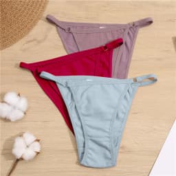 New Women's Cotton Briefs Sexy Low Waist Underwear M-2XL Female Underpant Soft Woman Sexy Panty Plus Size Lingerie