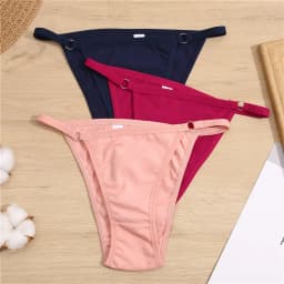 New Women's Cotton Briefs Sexy Low Waist Underwear M-2XL Female Underpant Soft Woman Sexy Panty Plus Size Lingerie