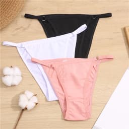 New Women's Cotton Briefs Sexy Low Waist Underwear M-2XL Female Underpant Soft Woman Sexy Panty Plus Size Lingerie