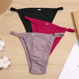 New Women's Cotton Briefs Sexy Low Waist Underwear M-2XL Female Underpant Soft Woman Sexy Panty Plus Size Lingerie