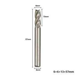 XCAN HSS Milling Cutter 4 Flute End Mill 1.5-13mm for CNC Machine Milling Tools Router Bit Metal Cutter Aluminum Milling Bit
