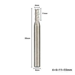 XCAN HSS Milling Cutter 4 Flute End Mill 1.5-13mm for CNC Machine Milling Tools Router Bit Metal Cutter Aluminum Milling Bit