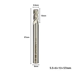 XCAN HSS Milling Cutter 4 Flute End Mill 1.5-13mm for CNC Machine Milling Tools Router Bit Metal Cutter Aluminum Milling Bit