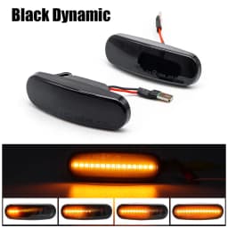 Car LED Dynamic Amber Side Marker Light Turn Signal Lamp For Fiat Panda Punto Evo Stilo Qubo Peugeot Citroen Lancia Musa(350)