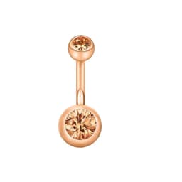1PCS Surgical Steel Ab Crystal Belly Button Rings Zircon Heart Navel Piercing Reverse Cute Belly Button Piercing Sexy Navel Ring