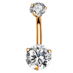 1PCS Surgical Steel Ab Crystal Belly Button Rings Zircon Heart Navel Piercing Reverse Cute Belly Button Piercing Sexy Navel Ring
