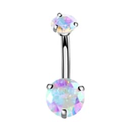 1PCS Surgical Steel Ab Crystal Belly Button Rings Zircon Heart Navel Piercing Reverse Cute Belly Button Piercing Sexy Navel Ring