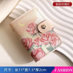 Retro Oil Painting Card Bag Large Capacity Women's Multi Slot Card Covers Driver's License Holder Credit Card Holder Coin Purse