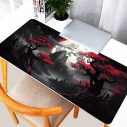 Mouse Pad Gaming Accessories Notbook Computer Speed Mini Pc Gamer Keyboard Desk Mat Landscape Red Moon Map Mousepad Large Gift