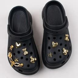 9PCS Summer Fashion Shoe Charms DIY Acrylic Butterfly Cartoon Bear Decoration Buckle for Clogs Shoe Charm Accessories