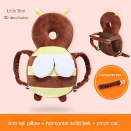 Baby Walking Headrest Baby Learning To Walk Anti Fall Pillow Breathable Head Protection Pad Bee Head Protection Anti Fall Hat