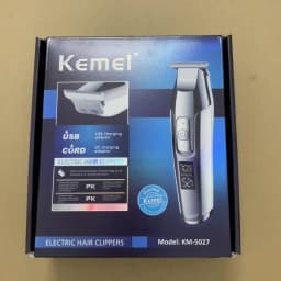 Kemei KM-5027 Original Electric Hair Clipper Rechargeable Hair Trimmer LCD Display Hairdresser Professional Cutting Machine