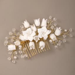 Wedding Hair Accessories crystal Headdress Jewellery Flower Hair Comb Headdress Hair Pins Bridal Hair Ornaments Female Tiaras