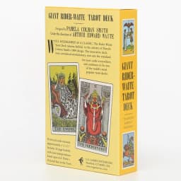 Large Classic Rider Waite Tarot Deck 78 Pcs Cards with Guidebook for Beginners 10*17.3cm
