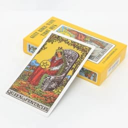 Large Classic Rider Waite Tarot Deck 78 Pcs Cards with Guidebook for Beginners 10*17.3cm