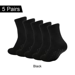 5 Pairs Tennis Socks Football Socks Sports Socks Dispensing Non-slip Rock Climbing Socks Breathable Basketball Socks
