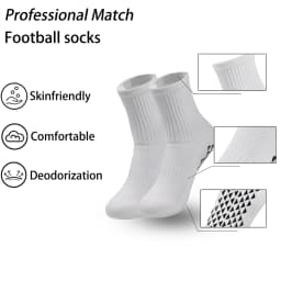 5 Pairs Tennis Socks Football Socks Sports Socks Dispensing Non-slip Rock Climbing Socks Breathable Basketball Socks